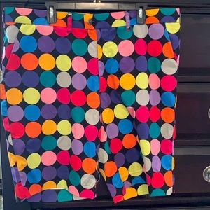 Loudmouth disco ball golf shorts